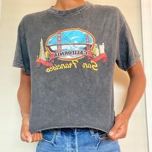 brandy melville sf crop top